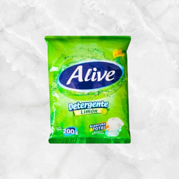 Jabon en polvo alive 200g