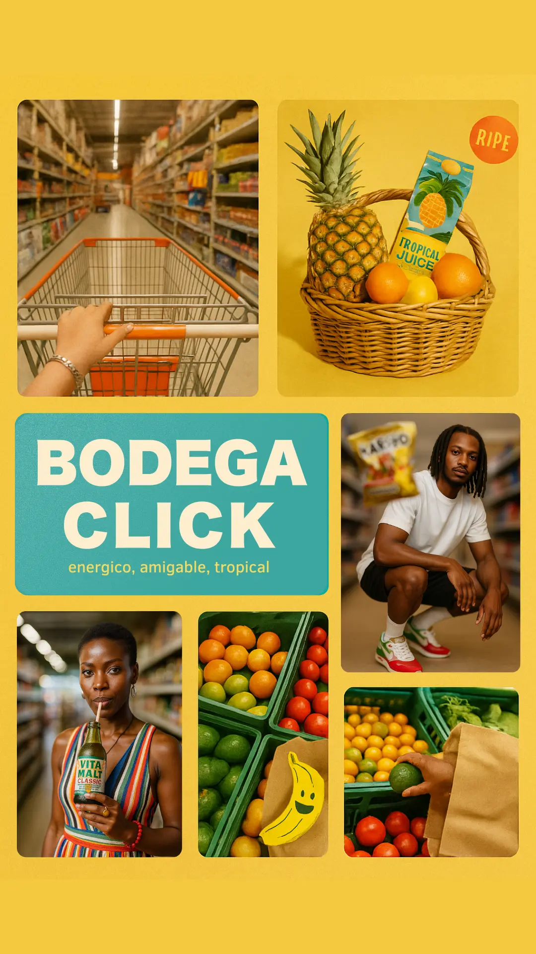 Ilustración de estilo Bodega Click